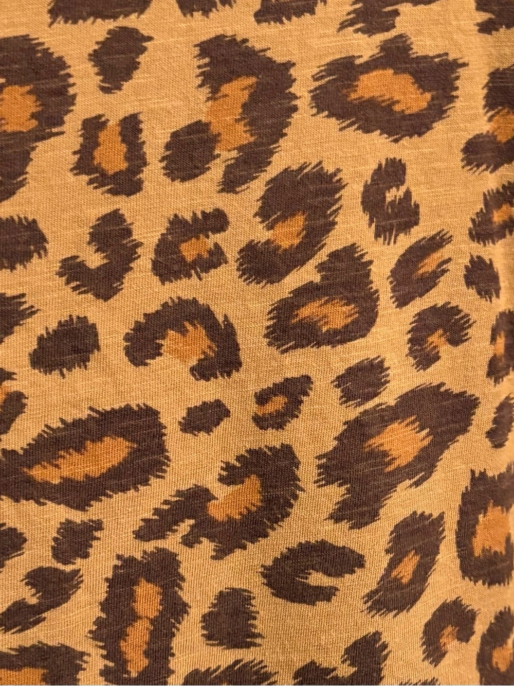 Maurices Leopard Print Short Sleeve Shirt - Picture 4 of 4